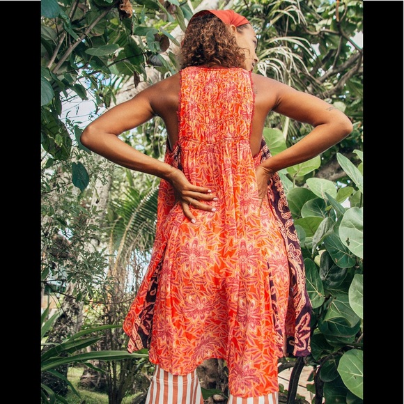 NWOT Free People Feel the Heat Printed Tunic/Dress - Picture 3 of 16